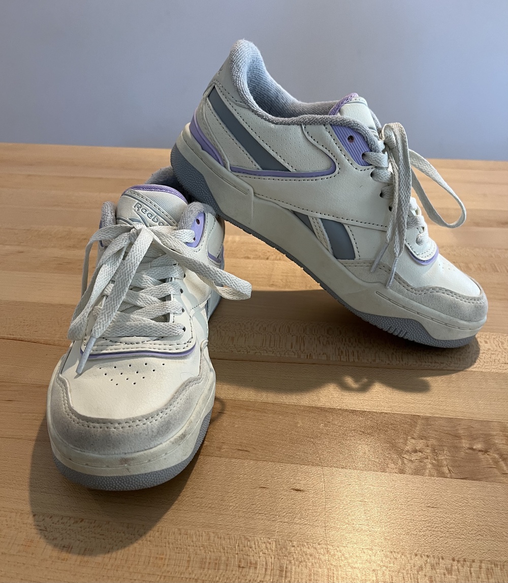 Reebok Shoes Girl’s Size 3K EU 34 Leather Low Top Galaxy Y1 Sneakers